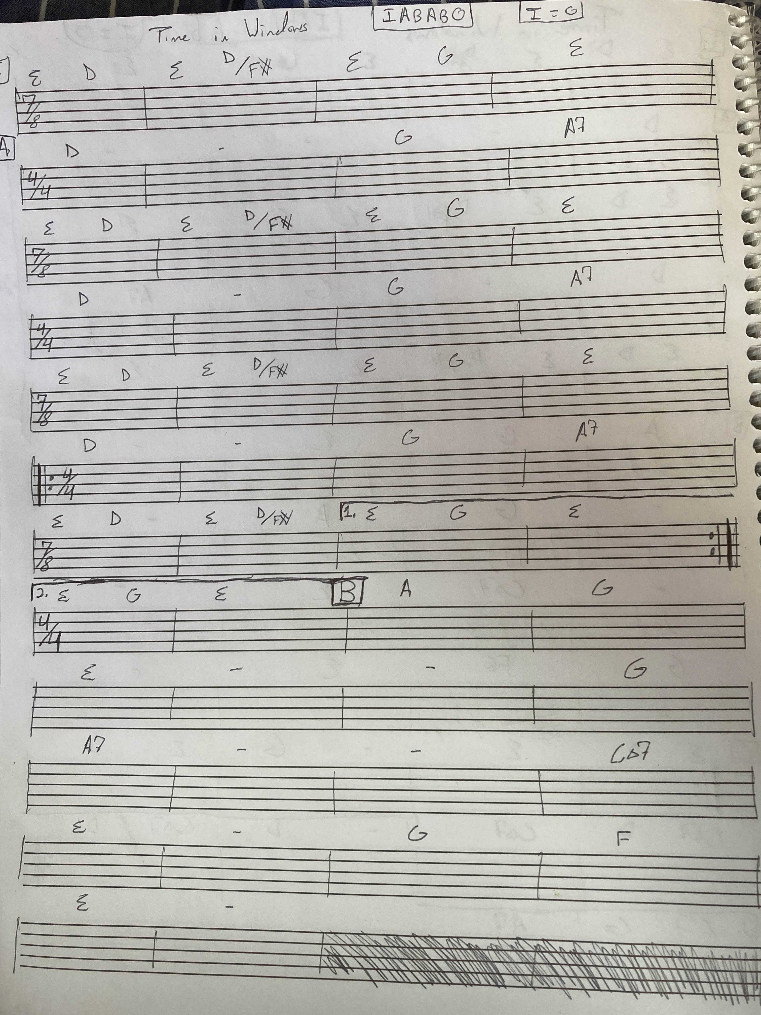 Time in Windows Chords Art