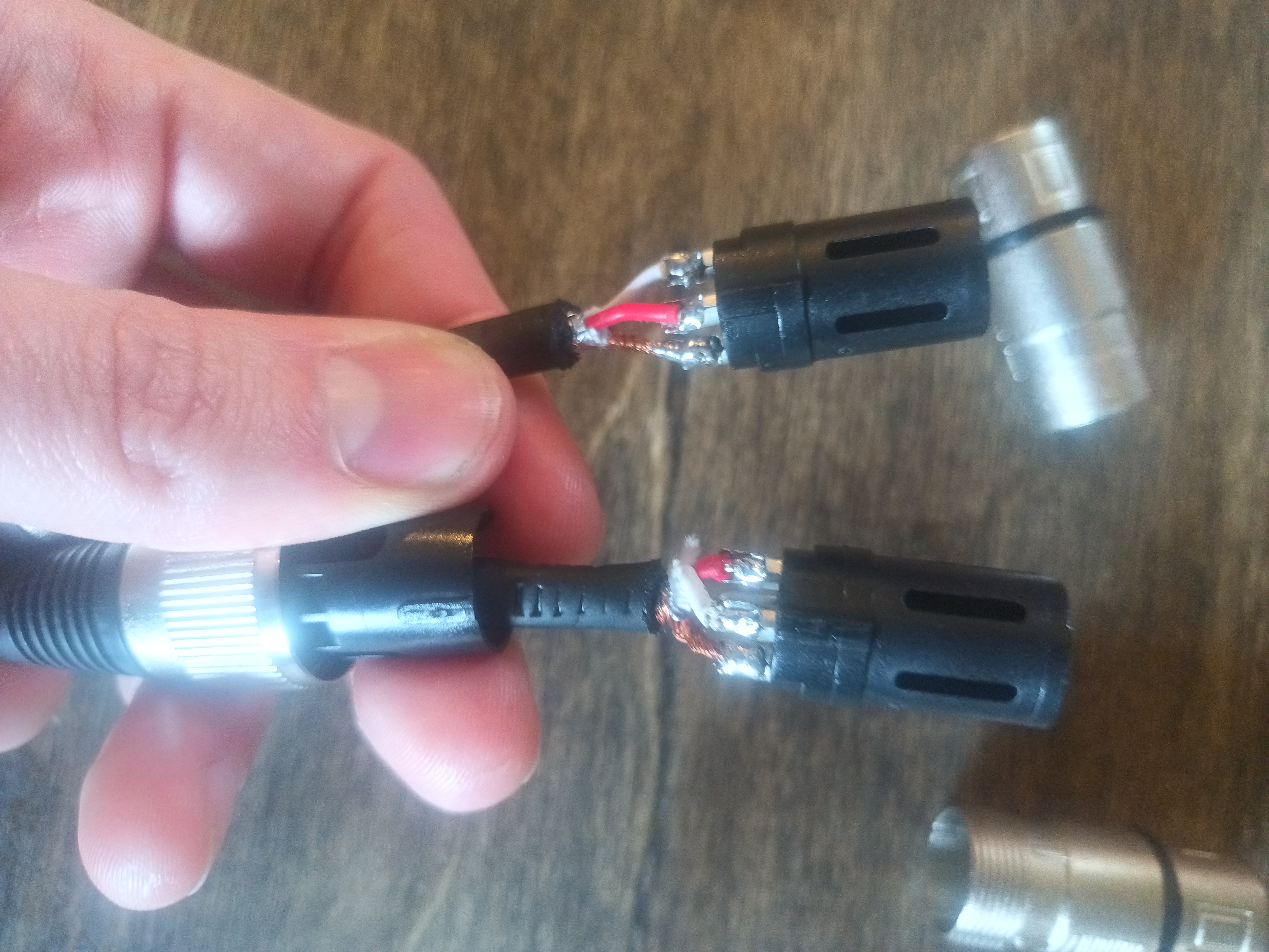 The inside of a Y Cable
